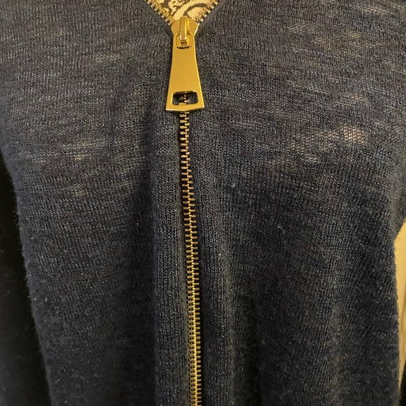 Light Weight pull over with 3/4 zipper - Picture 3 of 6